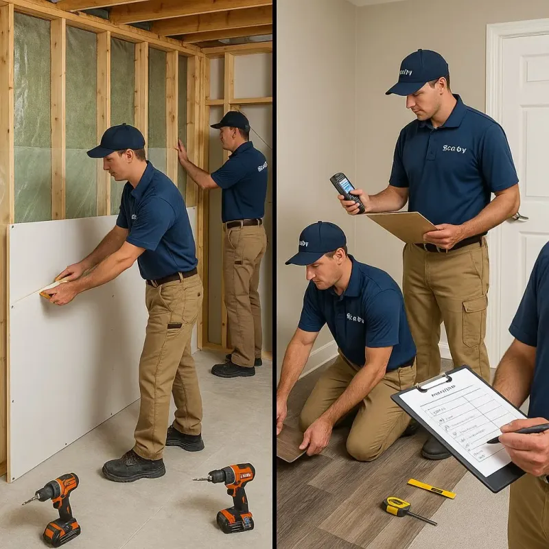 Repairs and Reconstruction process in Jellico, TN