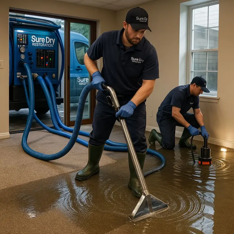 Water Extraction and Removal process in Jellico, TN